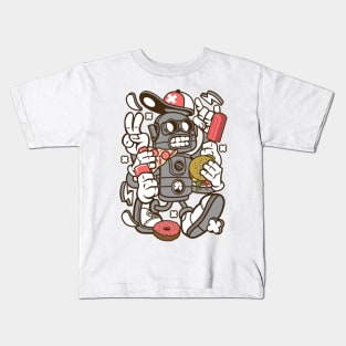 Unhealthy Robot Kids T-Shirt